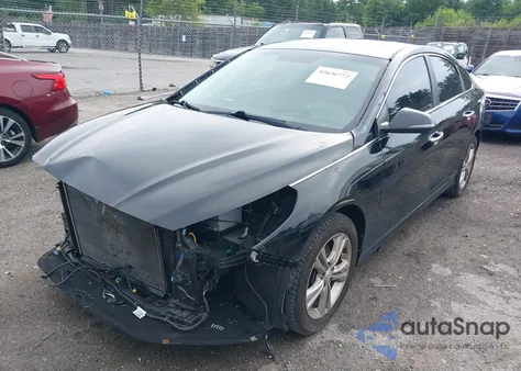 2018 Hyundai Sonata Sel from USA, damaged, VIN 5NPE34AF8JH645782
